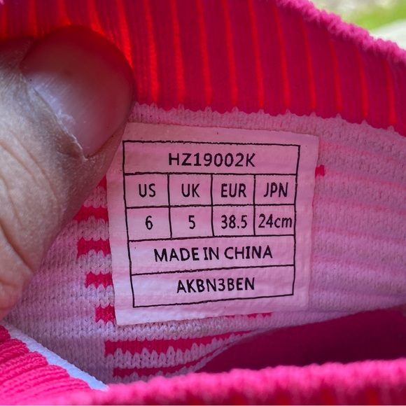 DREAM PAIRS HZ19002K Women’s Pink Blue Soccer Football Cleats Shoe Size 6 - Picture 10 of 11